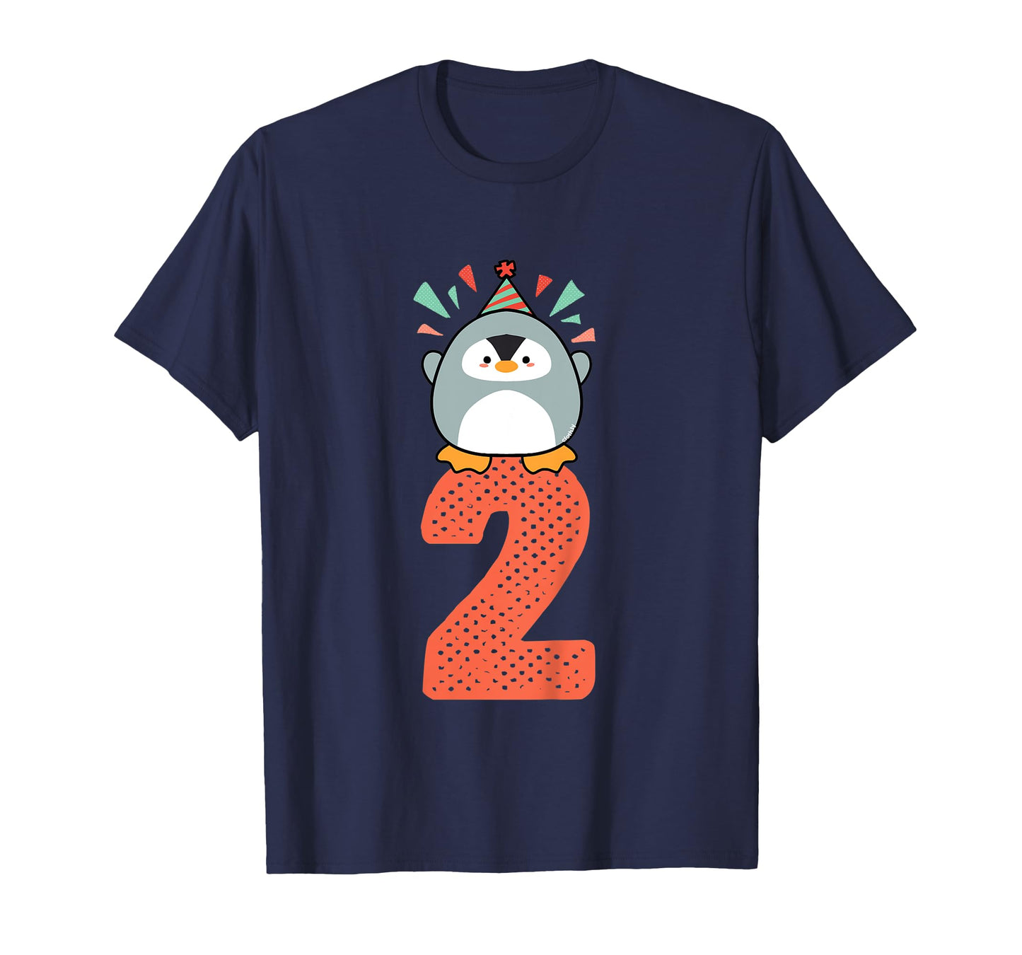 Kids 2nd Birthday Gift Idea Toddler Penguin 2 Years T-Shirt