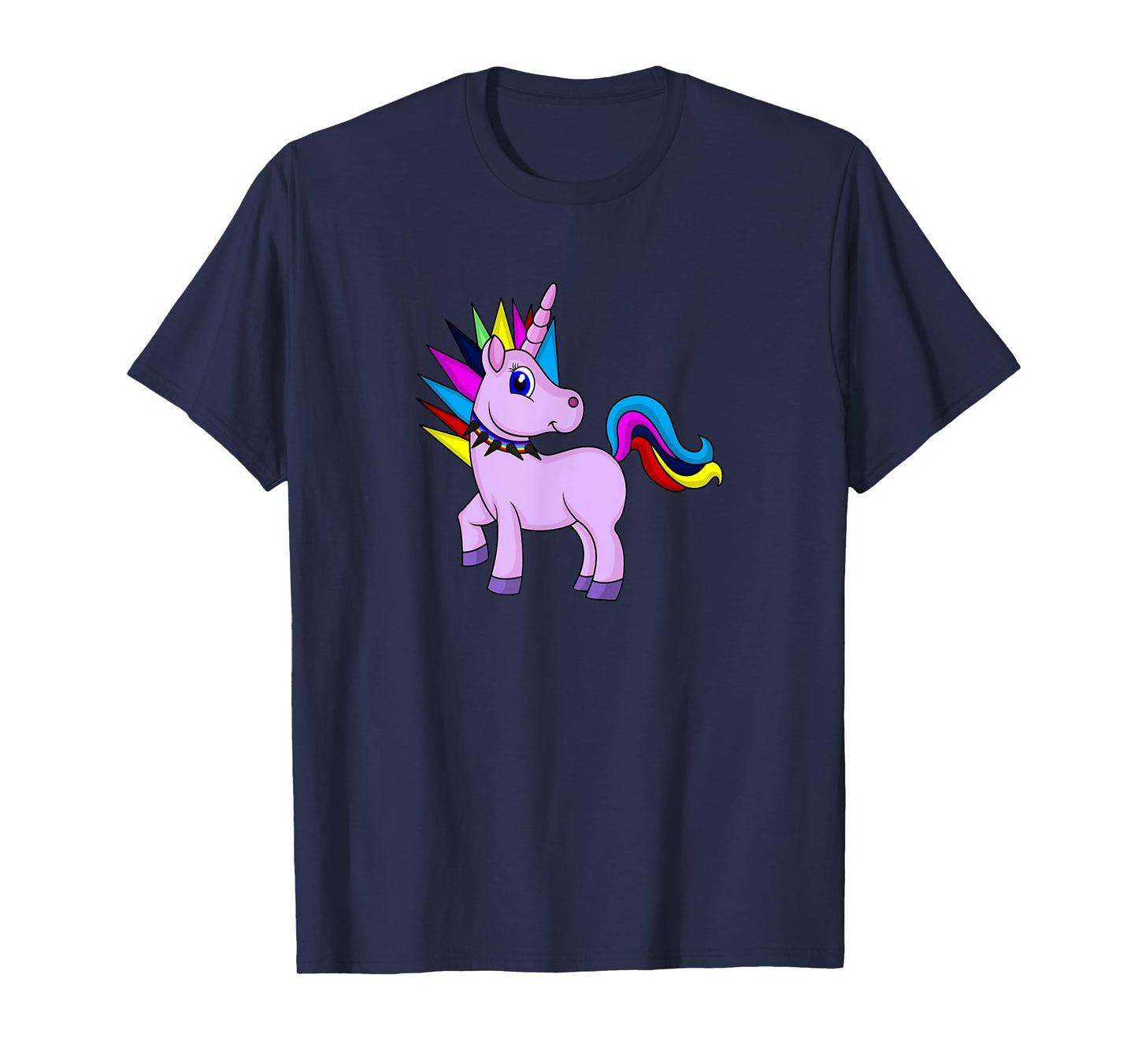 Unicorn Punk Rock Rebel I Cute & Funny T-Shirt