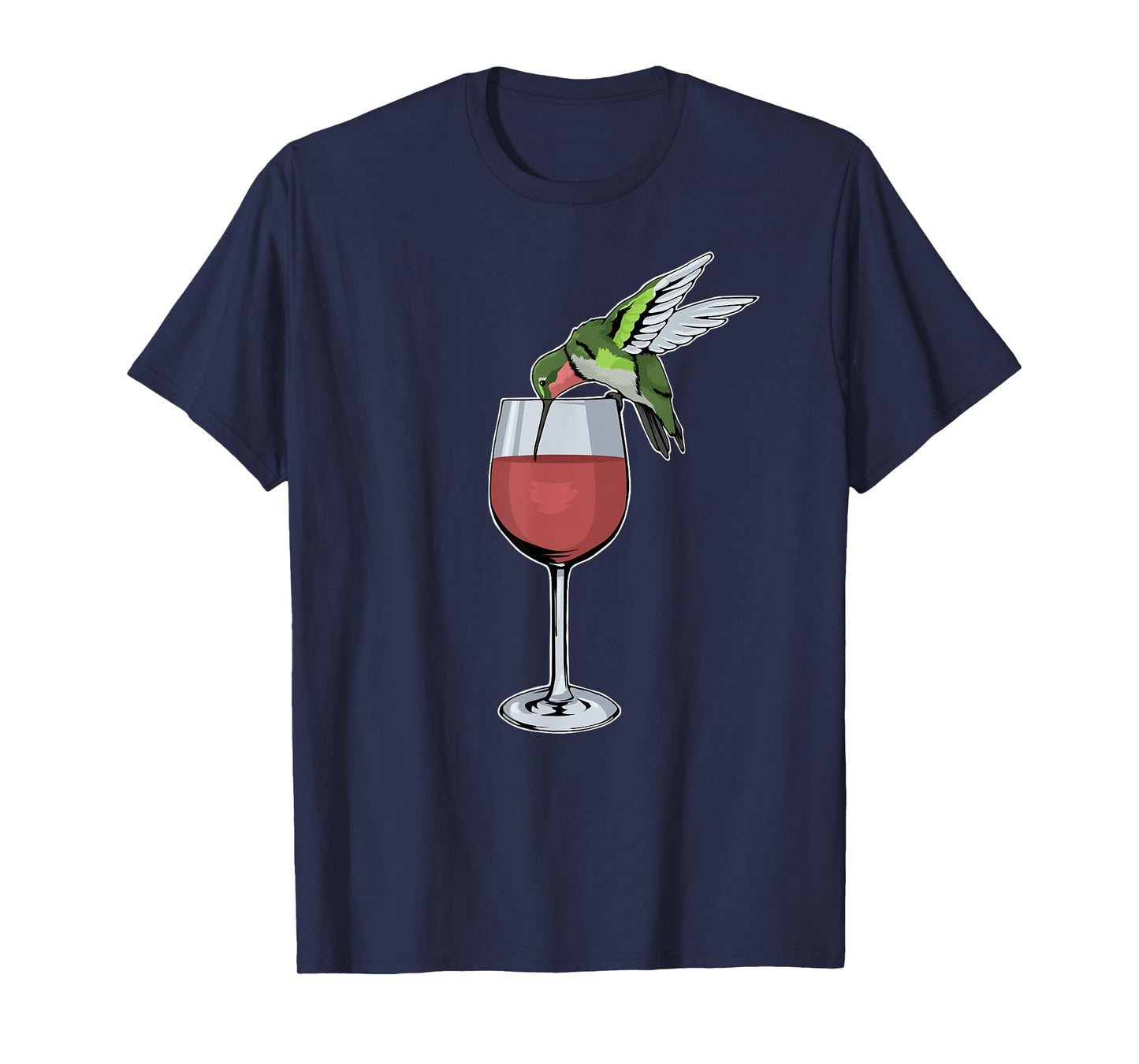 Hummingbird Wine Tshirt Bird Spirit Animal Wine Hummingbird T-Shirt