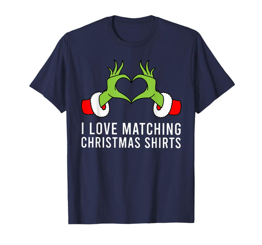 I Love Matching Christmas Shirts But I Don't Xmas Couples T-Shirt