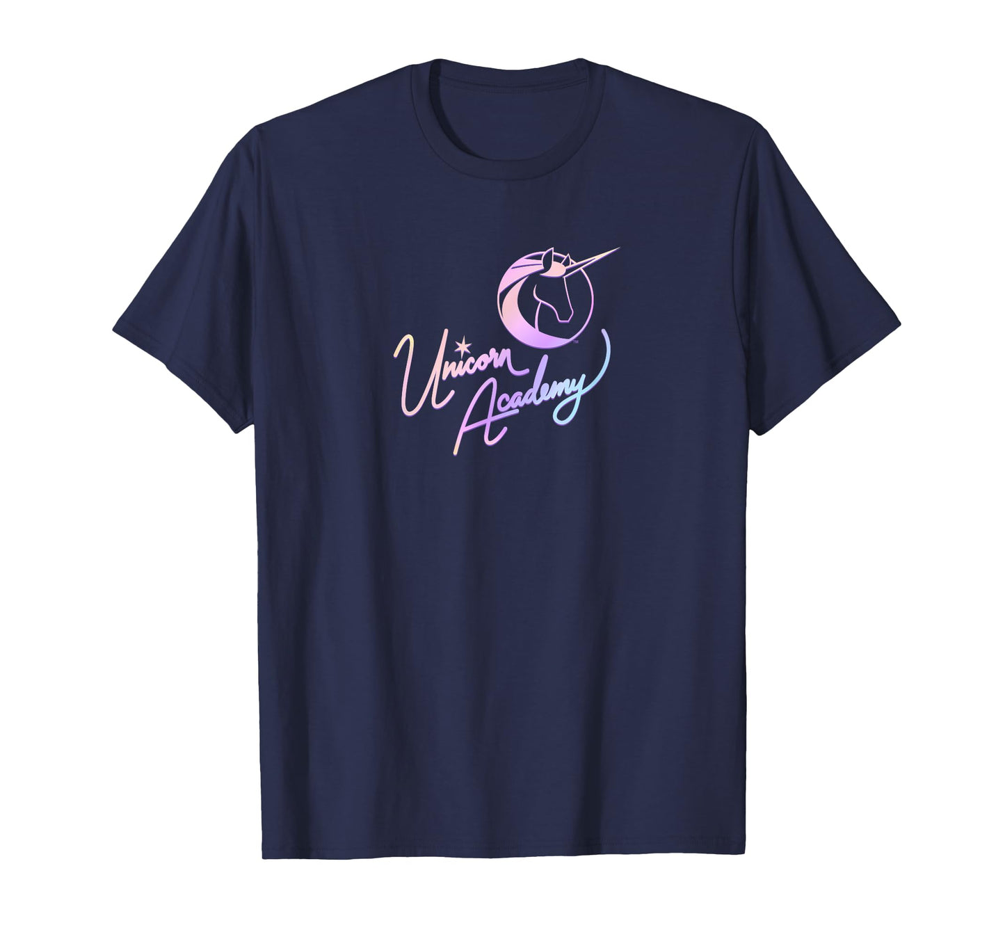 Unicorn Academy Nouveau Magic Graphic Front and Back Print T-Shirt