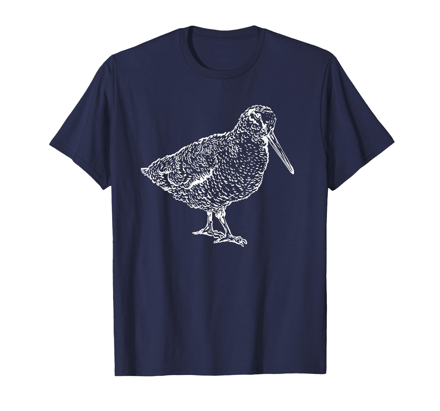 Woodcock Bird Hand-Drawn Wildlife Nature Flying T-Shirt