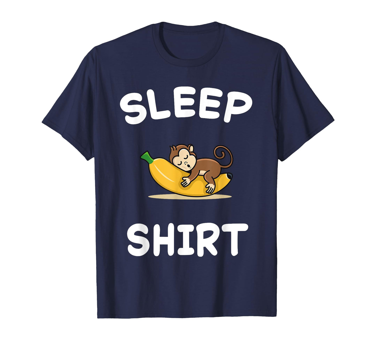 Banana Monkey Monkeys Sleeping Sleep Pajama Nightgown T-Shirt