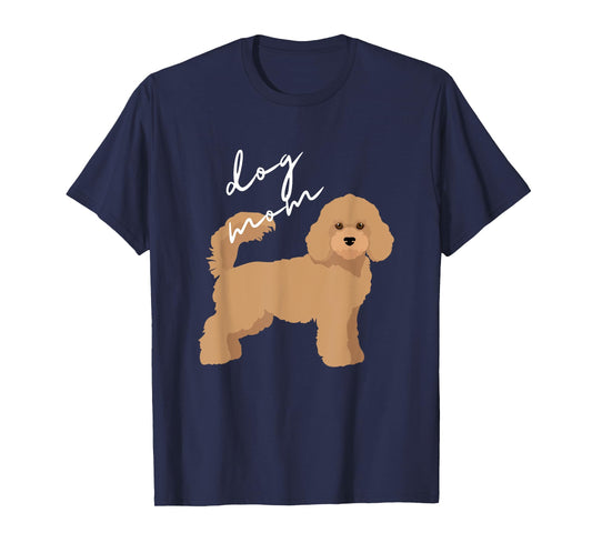 Apricot Poodle Dog Mom T-Shirt for Men Women Girls Kids