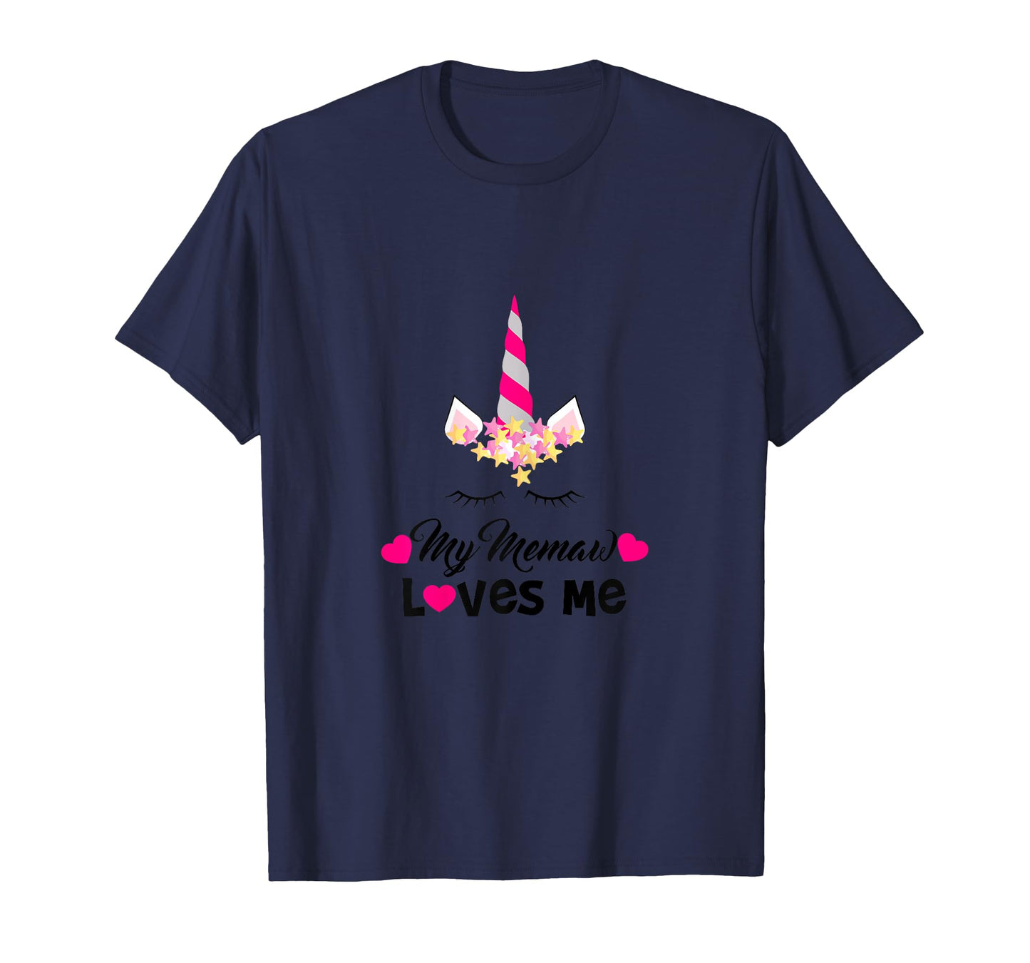 My Memaw Loves Me Unicorn Granddaughter T-Shirt