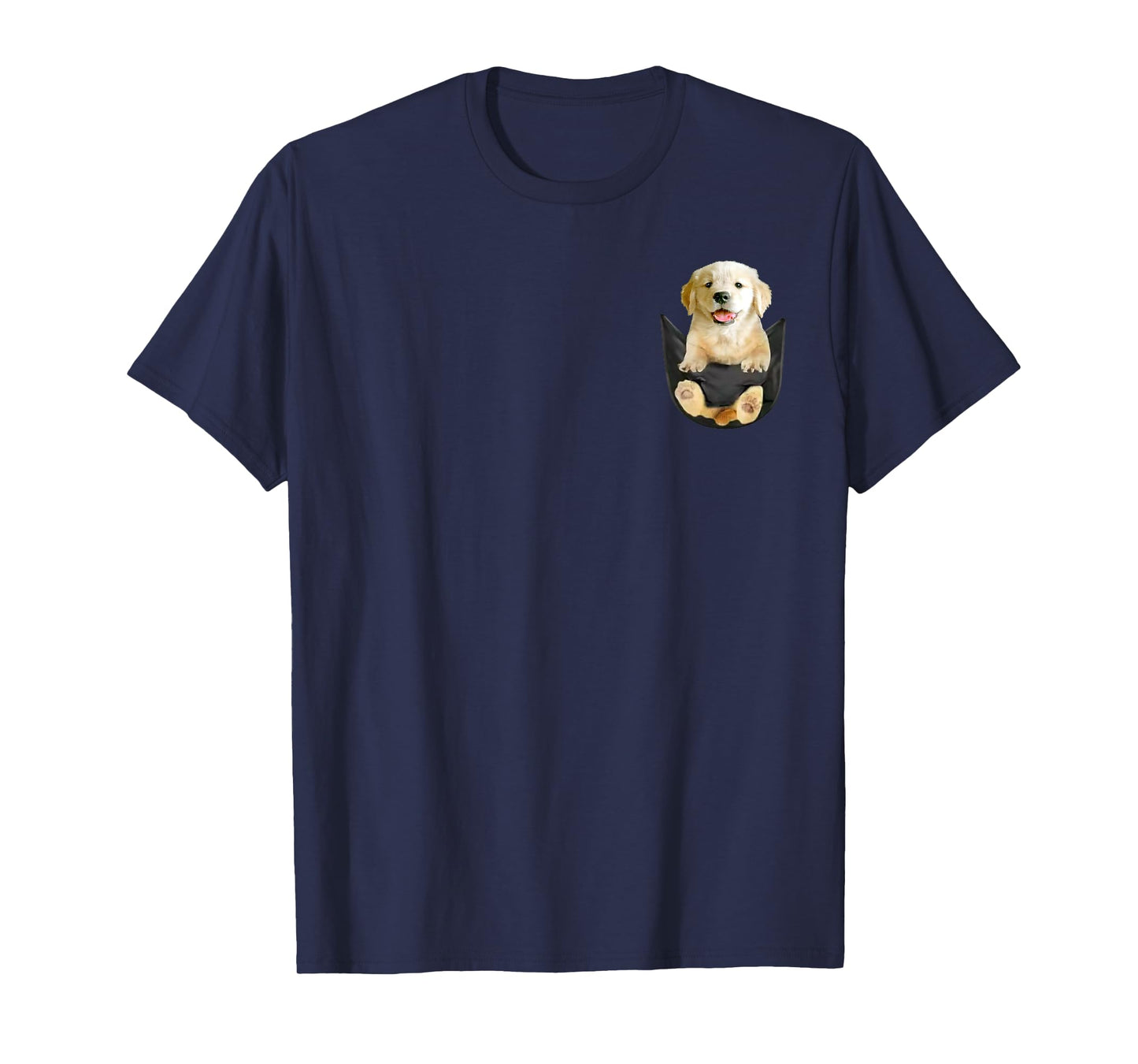 Funny Yellow Lab In Pocket Labrador Retriever T-Shirt