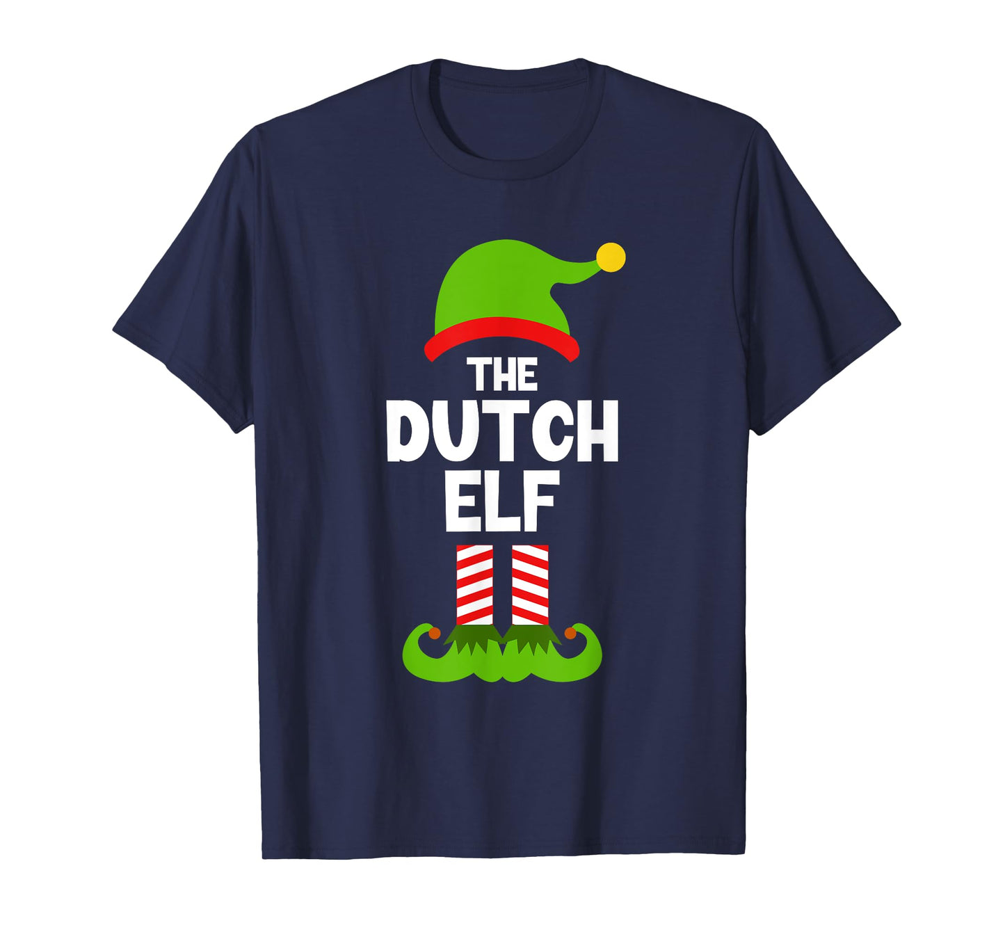 Funny The Dutch Elf Christmas Family Pajama Netherlands T-Shirt