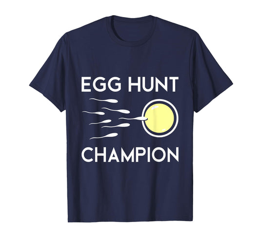 Egg Hunt Champion Funny Dad Easter Pregnancy Announcement T-Shirt