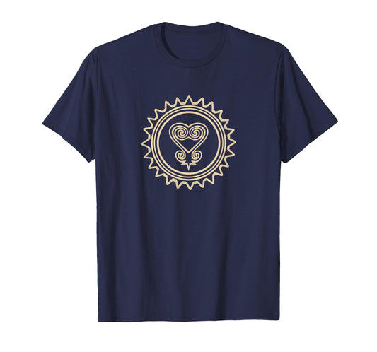 African Adinkra Symbol Sankofa Heart T-Shirt