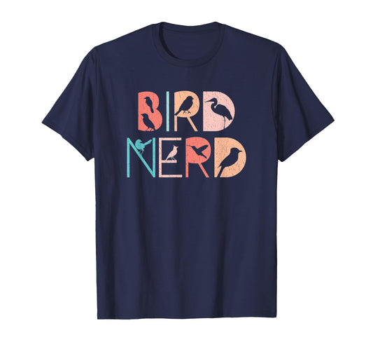 Bird Nerd - Retro Bird Watching T-Shirt