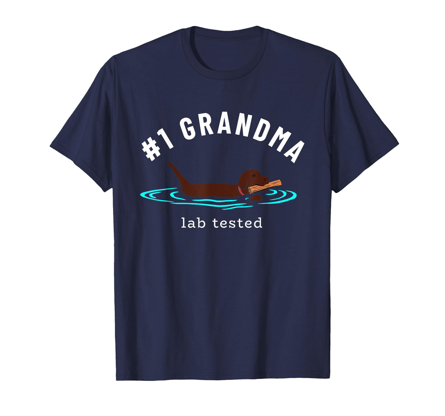 Lab Grandma Chocolate Labrador Retriever Dog Grandparent T-Shirt for Men Women