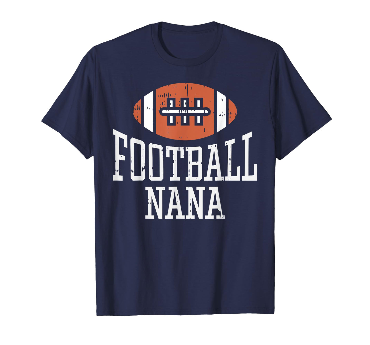 American Football Nana Vintage Game Day Sports Lover Grandma T-Shirt