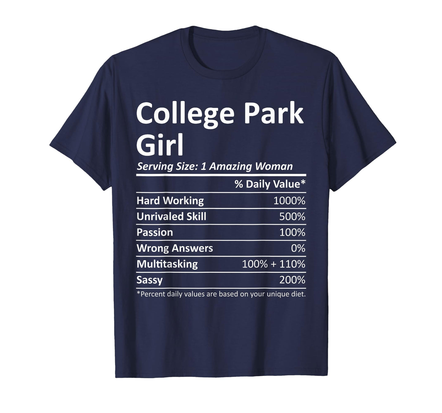 COLLEGE PARK GIRL GA GEORGIA Funny City Home Roots USA Gift T-Shirt