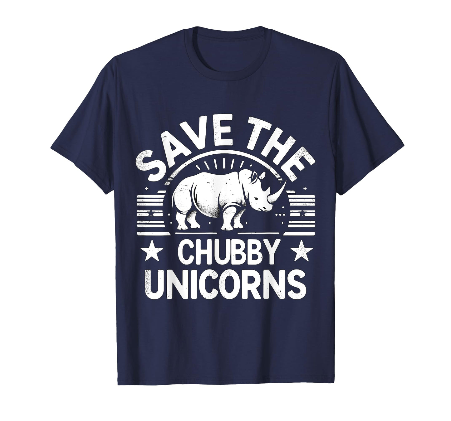 Rhino Save the Cubby Unicorns Rhinoceros T-Shirt