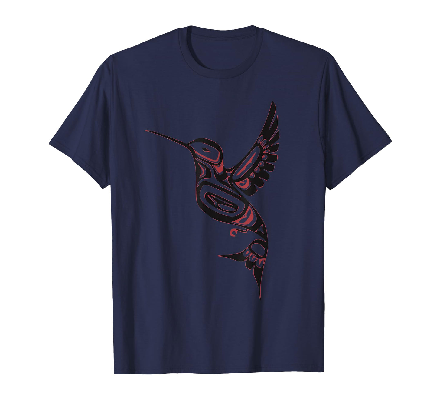 Pacific Northwest tribe art hummingbird kingfisher bird T-Shirt