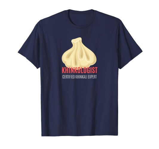 Khinkologist Khinkali Lover Georgian Dumplings T-Shirt