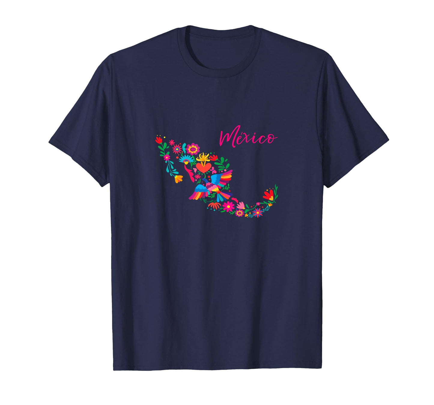 Otomi Mexican Floral Card T-Shirt