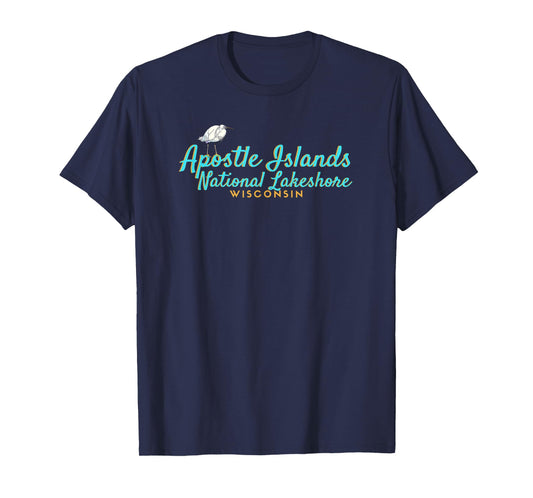 Apostle Islands T-Shirt, National Lakeshore Wisconsin Tee T-Shirt