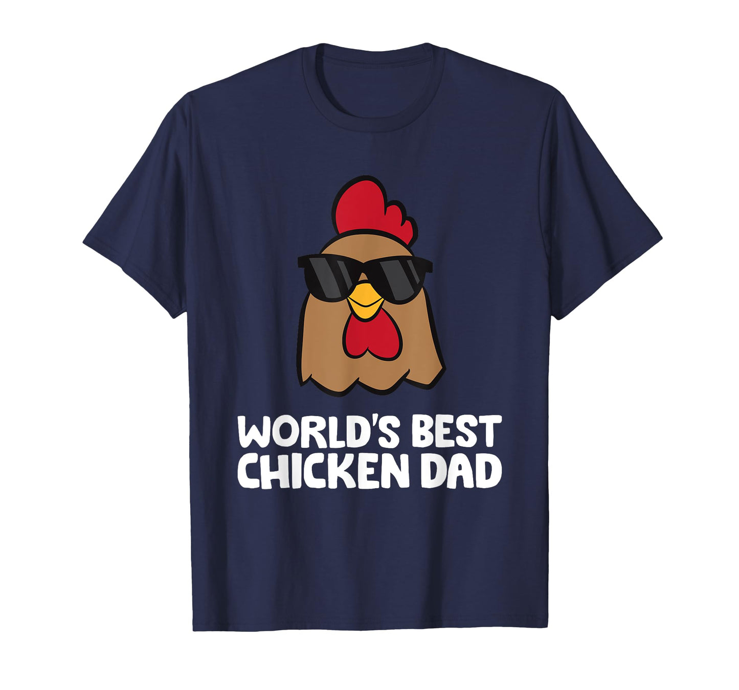 Chicken Owner Papa World's Best Chicken Dad T-Shirt