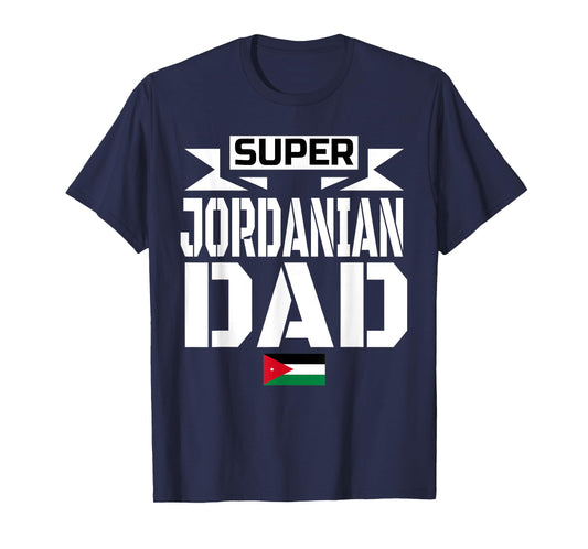 Mens Storecastle: Jordanian Dad Father's Day Jordan Flag T-Shirt