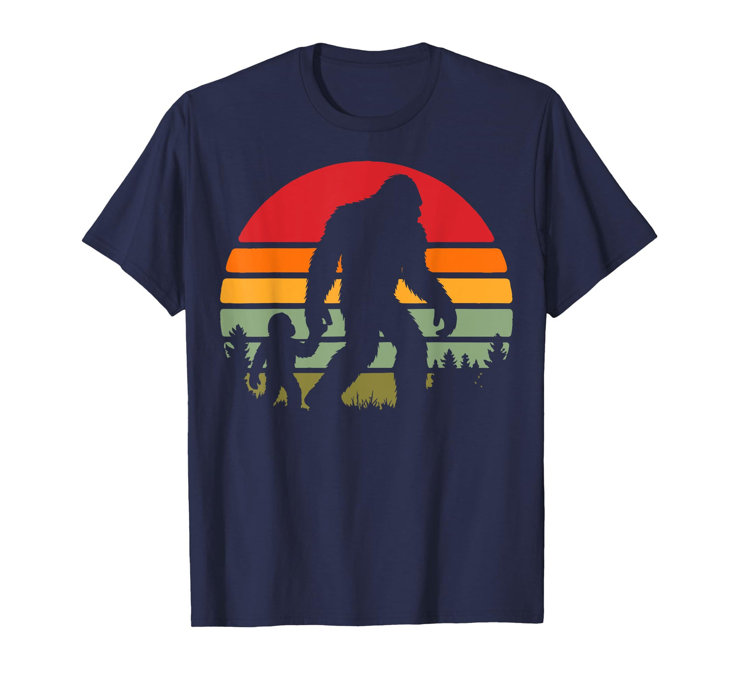Bigfoot Son Father's Day Matching T-Shirt