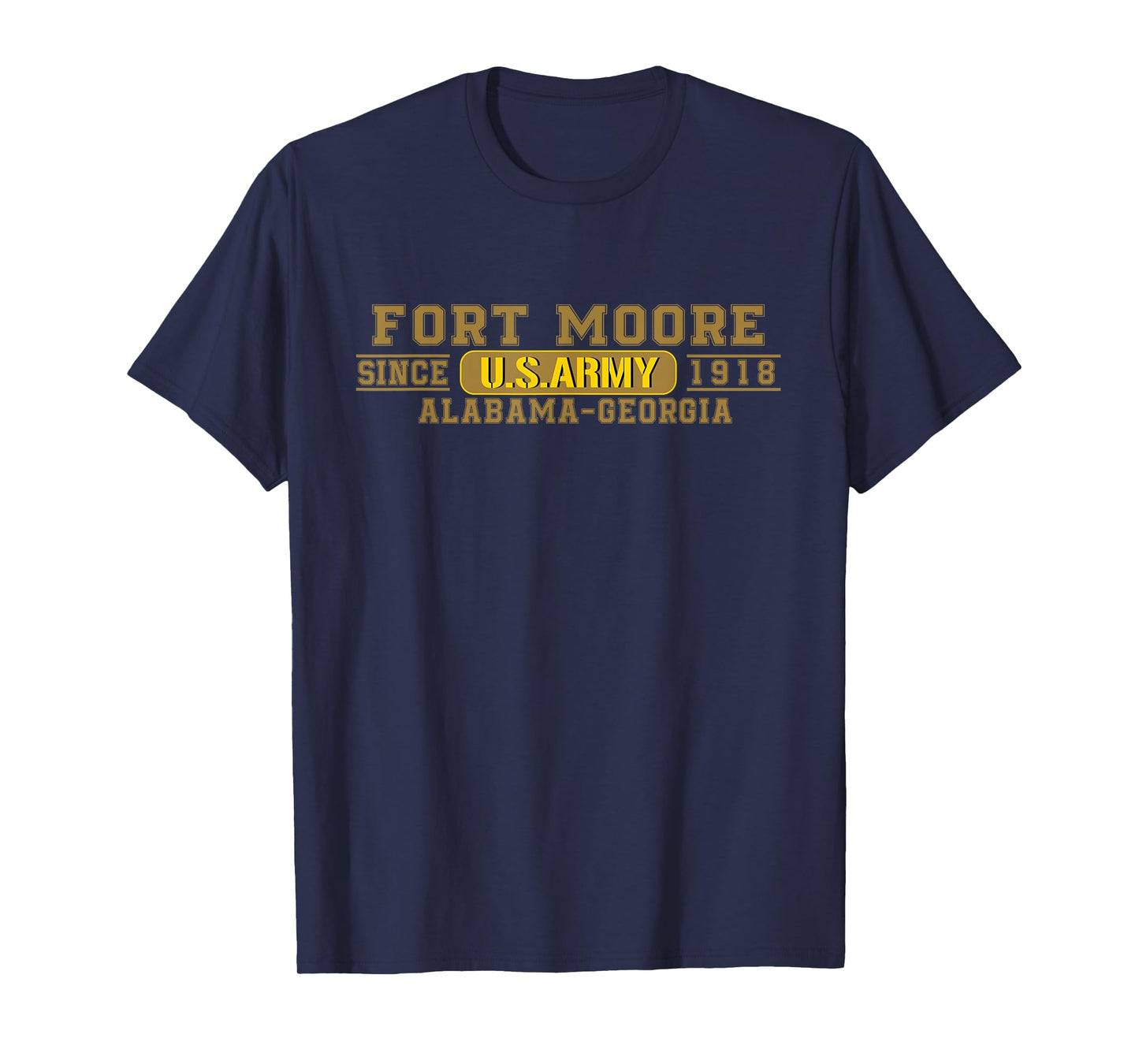 Fort Moore Us Army Base Ft Moore Georgia Ga Sand Hill Gift T-Shirt