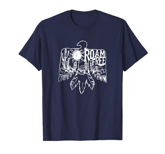 Camping Life Desert Thunderbird Roam Free T-Shirt