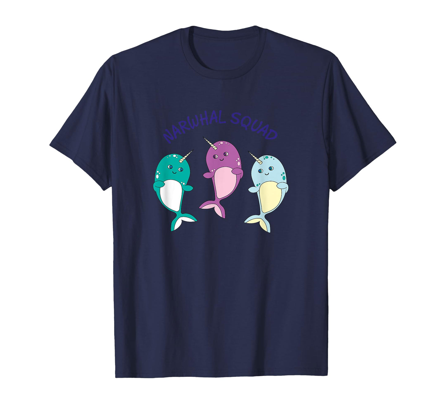 Cool Narwhal Squad - Funny Birthday Gift For Kids T-Shirt