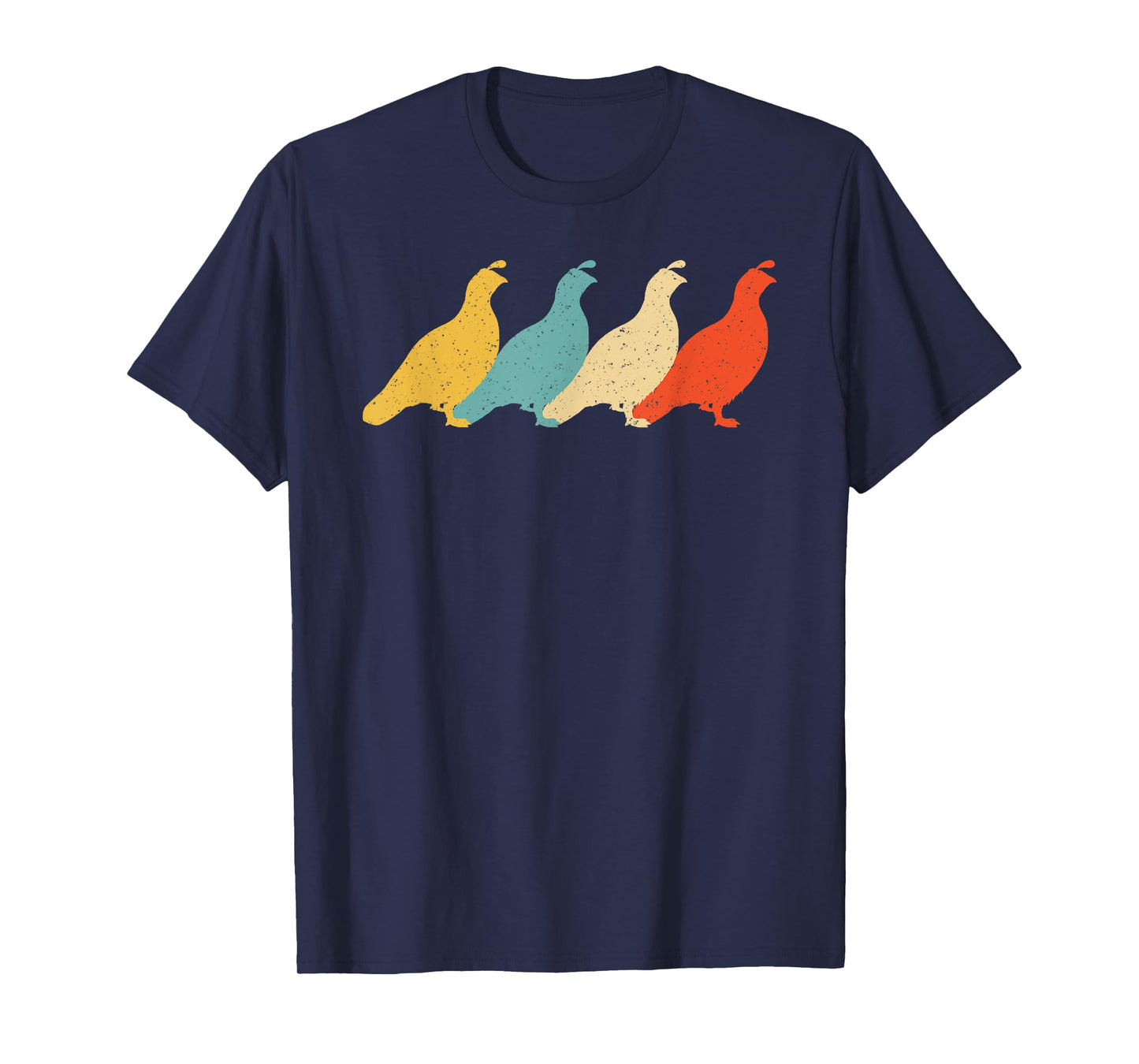 Partridge Vintage Retro Bird Quail Grouse Lover 60s 70s Gift T-Shirt