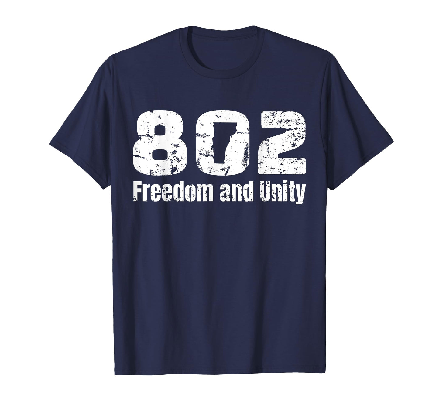 802 Vermont T-Shirt - Freedom and Unity