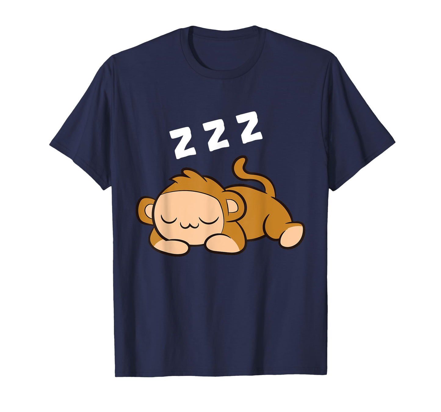 Monkey Tired Ape Monkey Pajama Sleeping Monkey T-Shirt