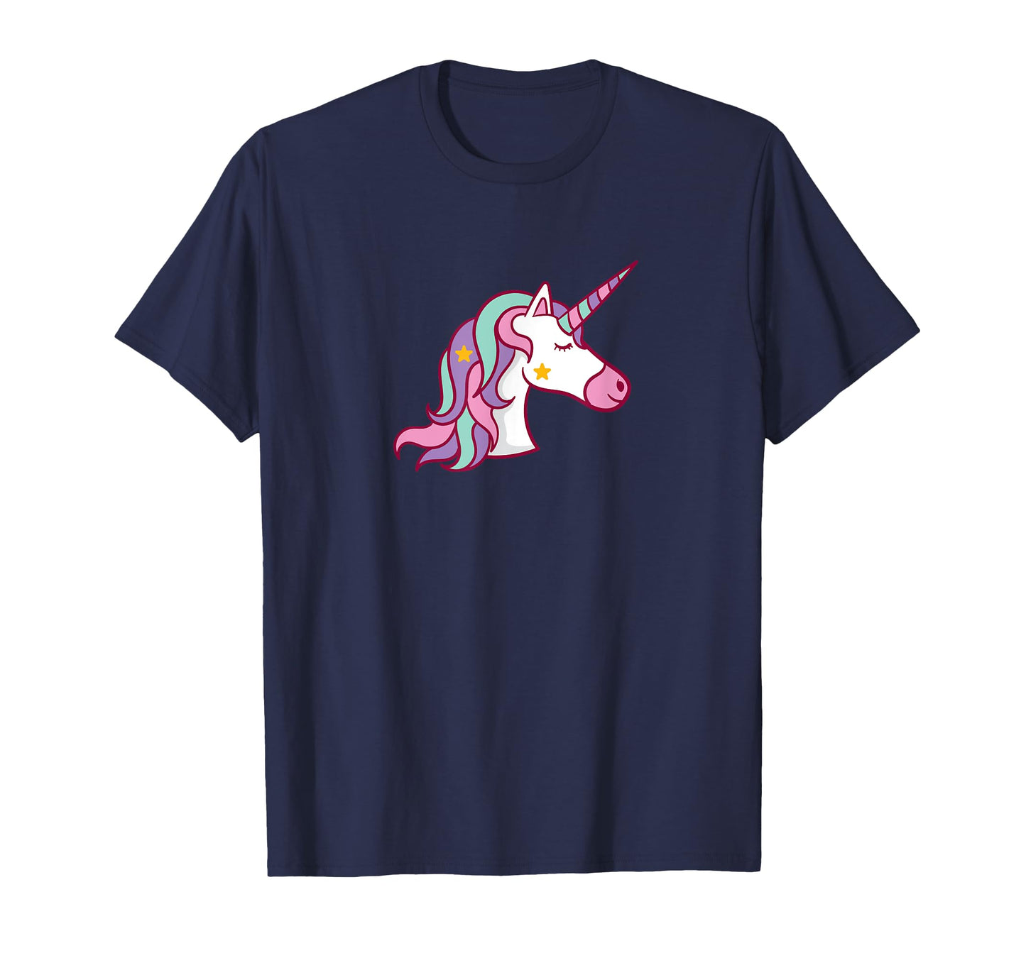 Pink Magic Unicorn Feminine Beautiful Girly Girlie Girl T-Shirt