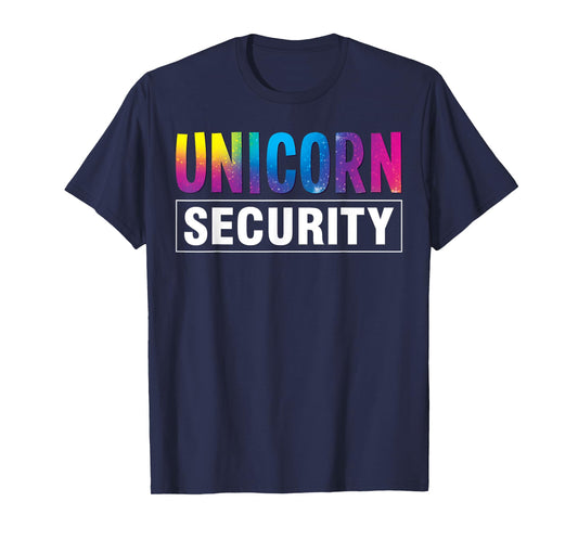 Unicorn Security Halloween Matching Kids Men Women T-Shirt