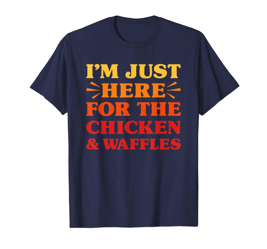 Chicken and Waffles I Love Chicken and Waffles Funny Food T-Shirt