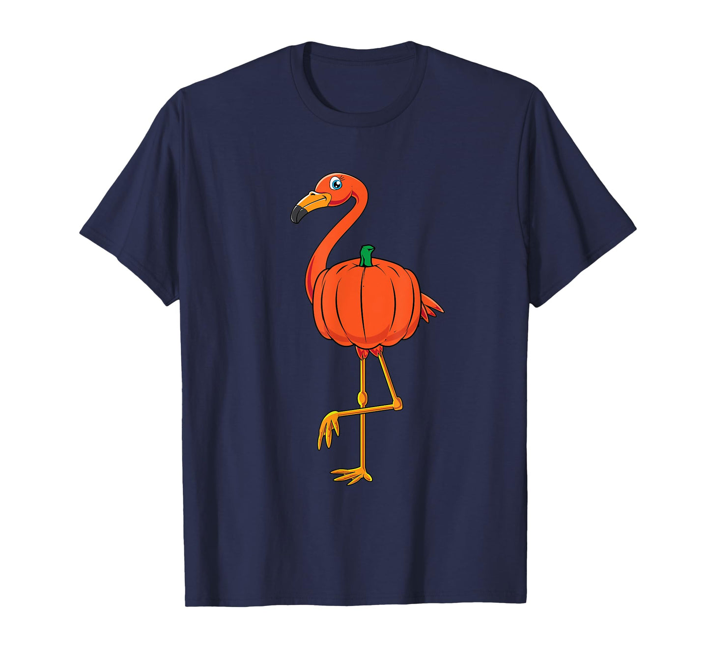 Flamingo Pumpkin Shirt Halloween Cute Flamingo Lover Costume