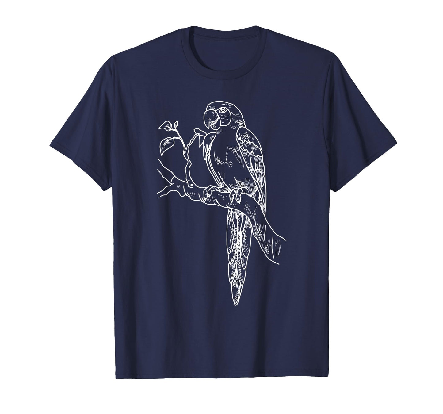 Parrot Bird Vintage Distressed Retro Style Silhouette 70s T-Shirt