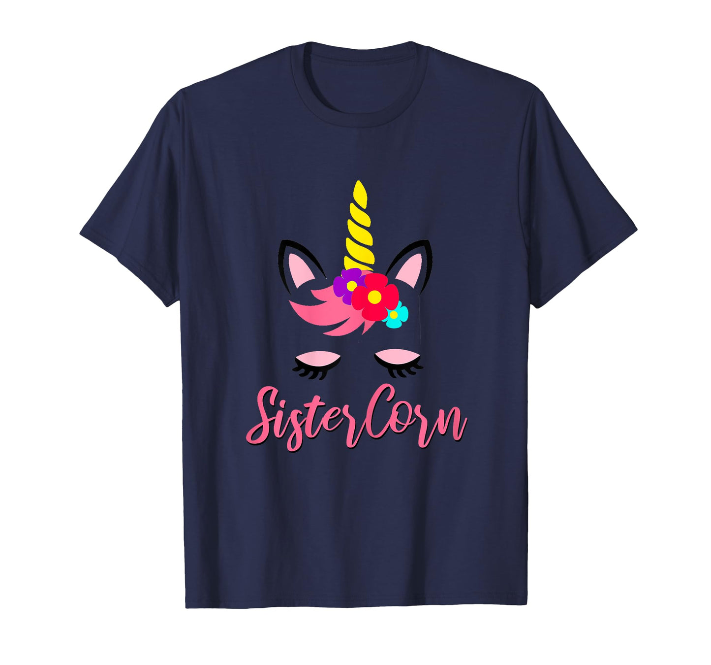 Sistercorn Unicorn Birthday for Sister T-Shirt