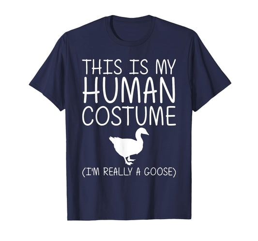 Goose Easy Halloween Human Costume Waterfowl Animal DIY Gift T-Shirt