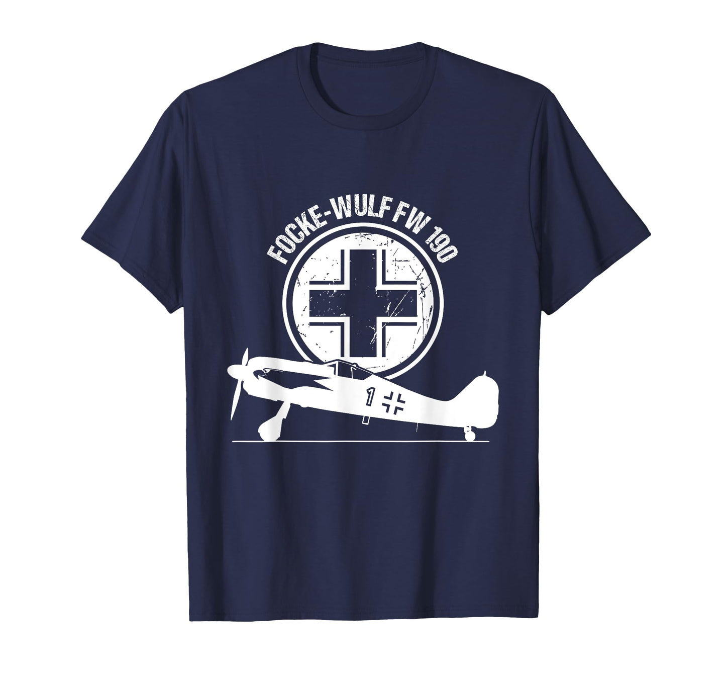 Focke Wulf FW 190 Luftwaffe Warbird Fighter Aircraft Gift T-Shirt
