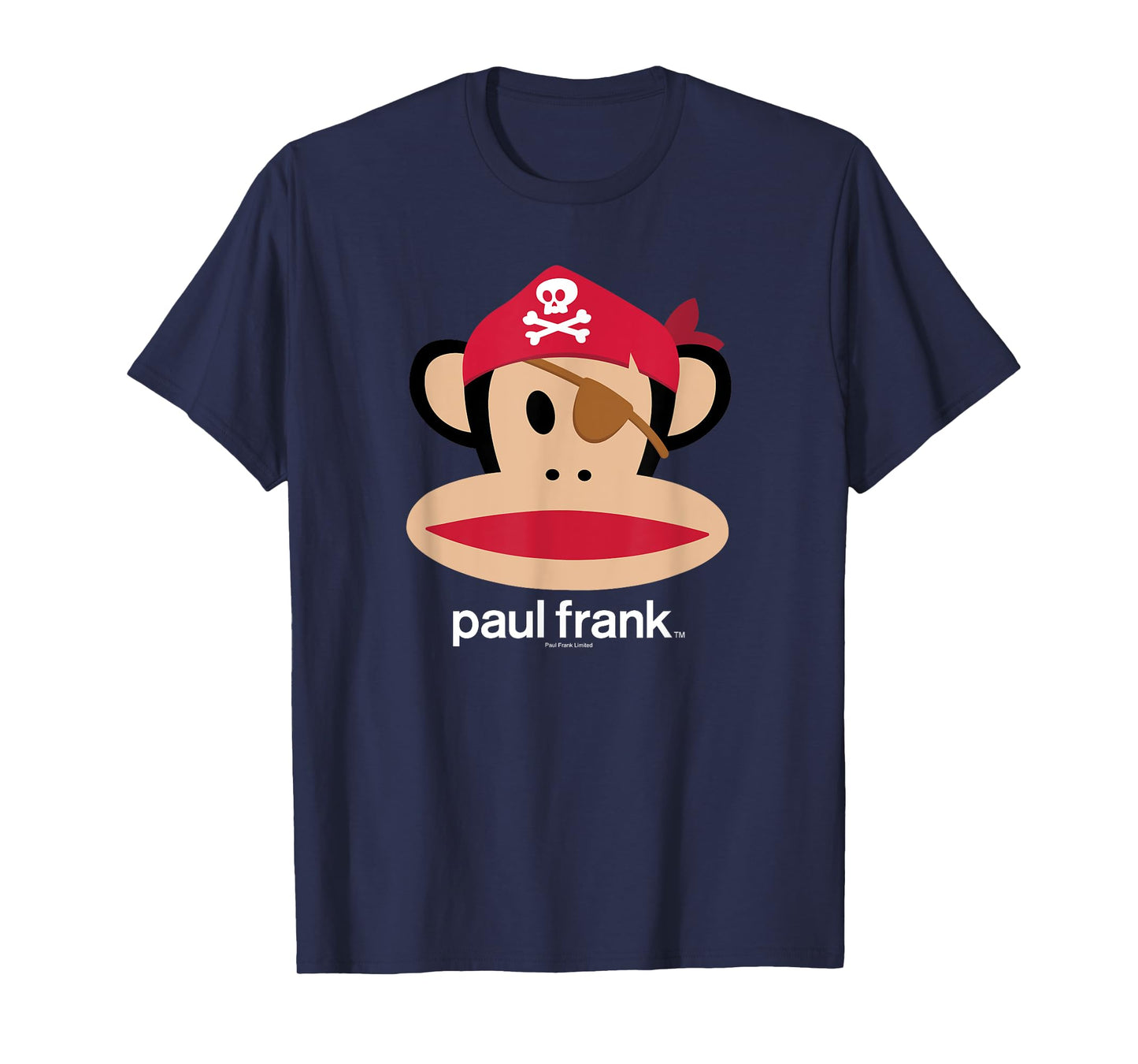 Paul Frank Halloween Julius Pirate Monkey Logo T-Shirt