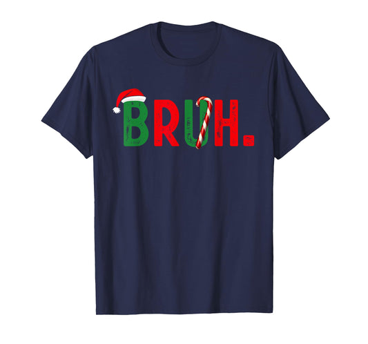 Family Candy Bruh Funny Christmas Boys Kids Xmas Pajamas T-Shirt