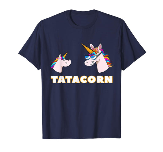 Tatacorn Tata 1 Kid Daddy Unicorn Father's Day T-Shirt