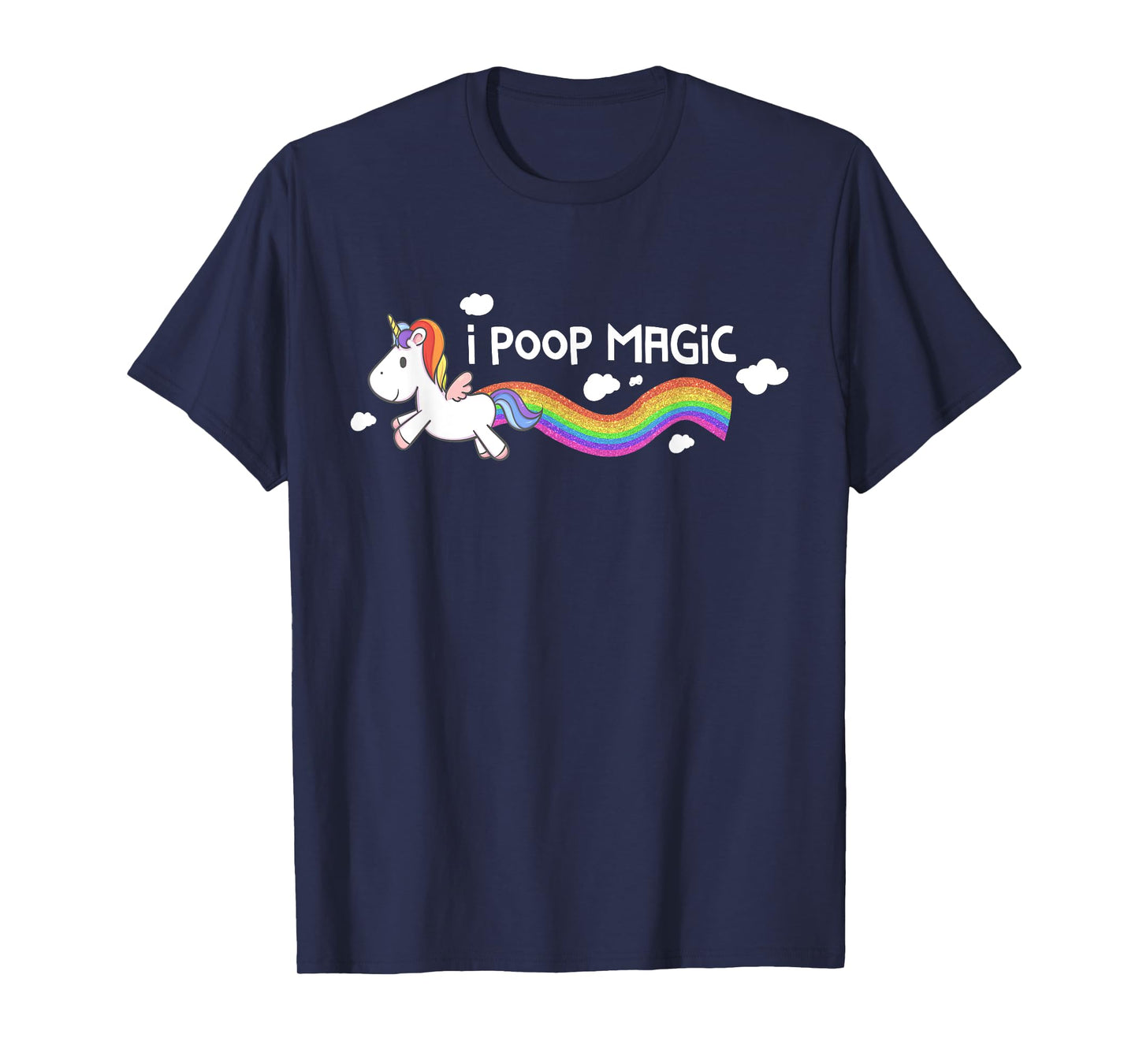 I Poop Magic Cute Unicorn Rainbow Kids T-Shirt