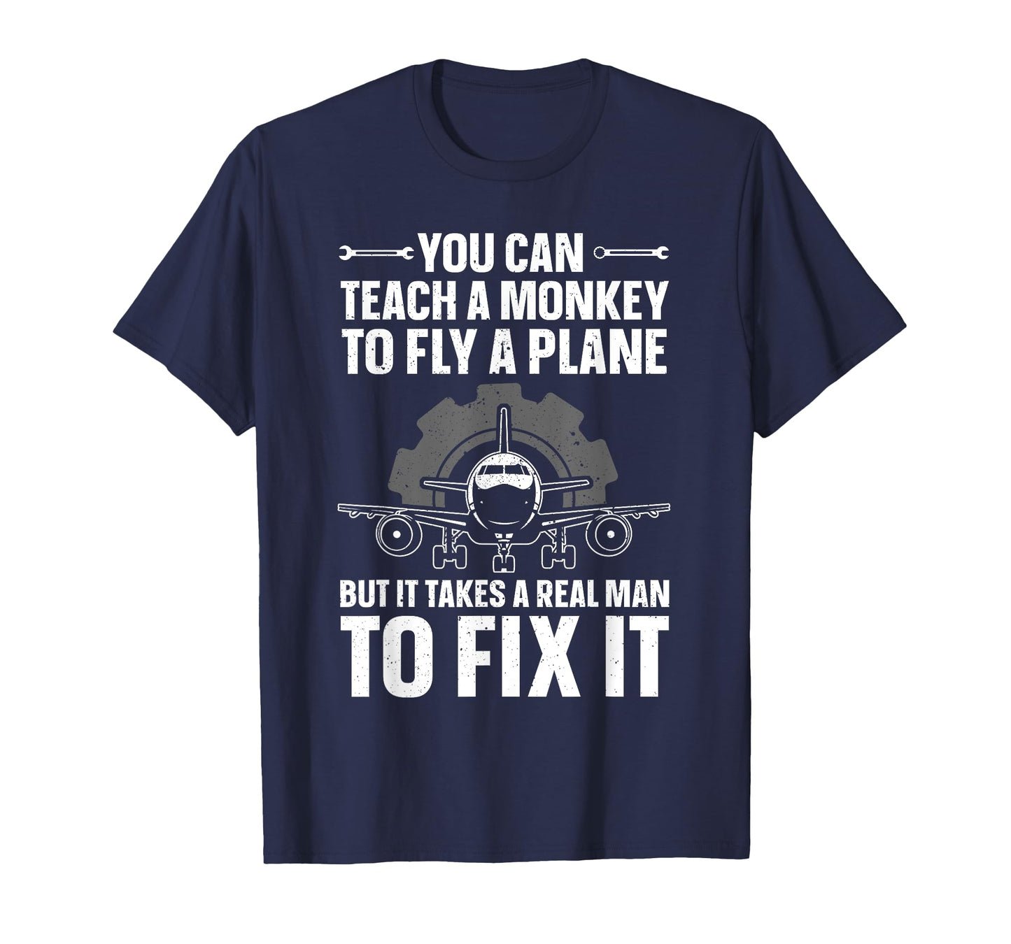 Funny Aircraft Mechanic Art For Men Boys Aircraft Technician T-Shirt