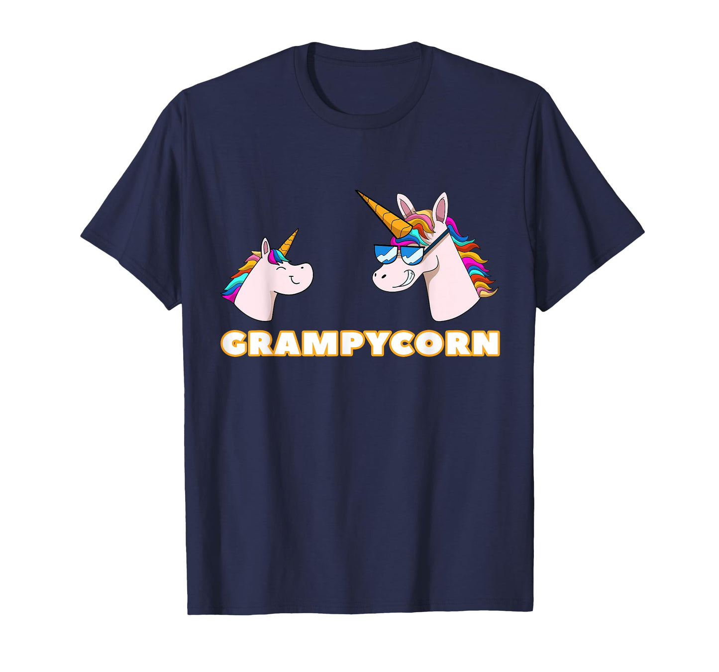 Grampycorn Grampy 1 Kid Grandfather Unicorn Father's Day T-Shirt