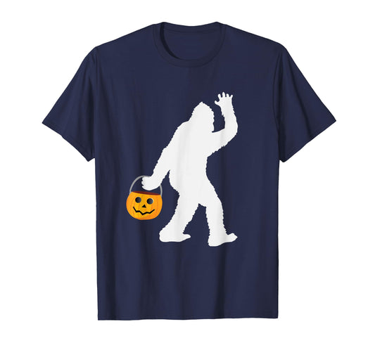 Pumpkin Bigfoot Halloween Shirt T-Shirt
