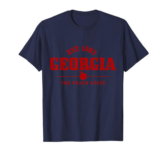 Georgia The Peach State East 1803 Atlanta Vintage Pride T-Shirt