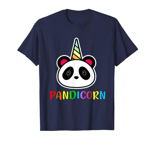 Cute Panda Unicorn Pandicorn Birthday Panda T-Shirt