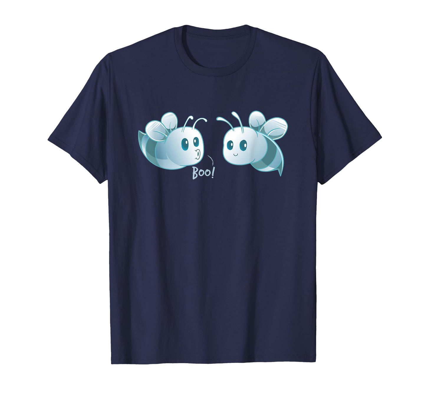 Boo Bees Halloween Ghost Bee Here for the Boos Funny Ghosts T-Shirt