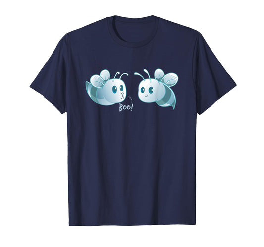 Boo Bees Halloween Ghost Bee Here for the Boos Funny Ghosts T-Shirt